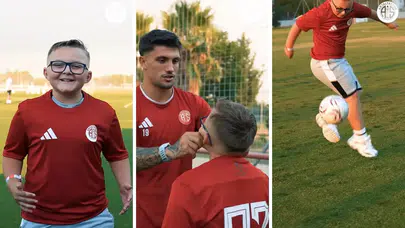 Dünyaca Ünlü Genç Fenomen Antalyaspor Tesislerinde