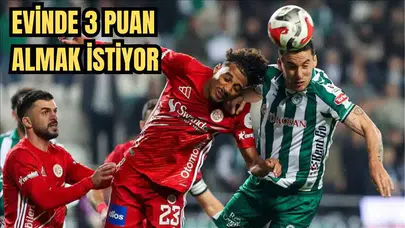 Antalyaspor Sahasında Konyaspor'u Ağırlıyor! Evinde 3 Puan Almak İstiyor