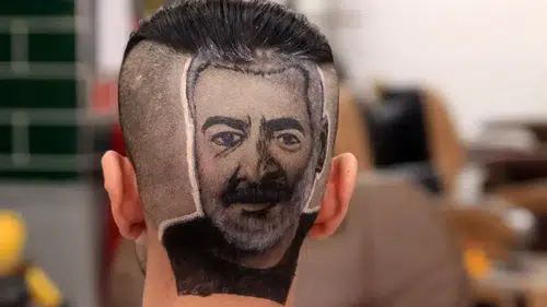 Antalya’da Berberden Saçlara İnci Taneleri Portresi