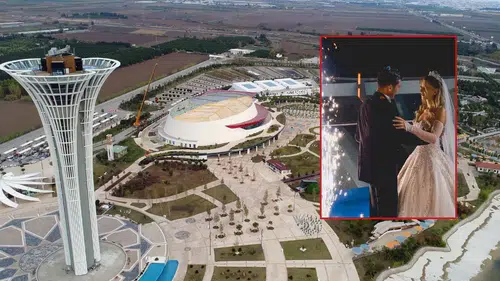 Antalya EXPO Kulesi'nde İlk Nikah