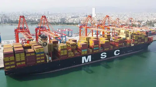 Mersin Limanı Dünyanın En Dev Konteyner Gemisini Ağırladı