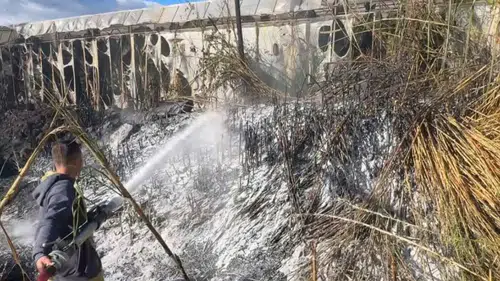 Mersin Bozyazı’da Sabah Kabusu! Alevler Bir Anda Seralara Dayandı