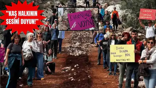 Kaş’ın Cenneti Limanağzı İçin Yol İptali Eylemi!