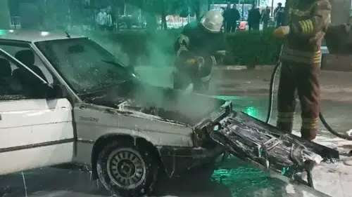 Hatay’da Seyir Halindeki Araç Alev Topuna Döndü!