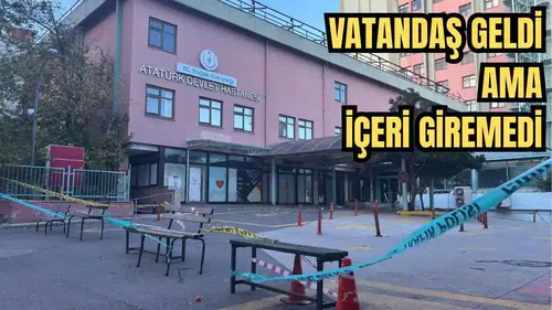57 Yıllık Atatürk Devlet Hastanesi'nin Kapısına Kilit Vuruldu