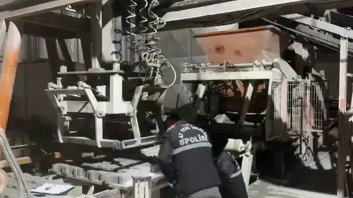 Burdur’da Pres Makinesine Kapılan İşçi Ölümden Döndü!