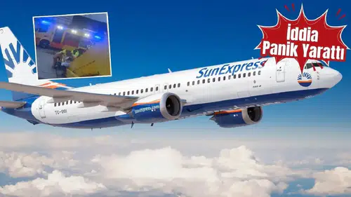 Antalya Uçağında Patlama Sesleriyle Panik Yaşandı!