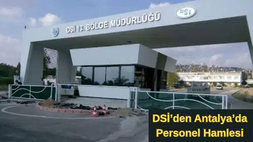 Antalya’da DSİ Personel İhalesi