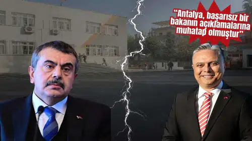 Bakan Yusuf Tekin'in Muratpaşa Belediyesi İddiasına Sert Yanıt!