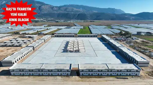 Kaş Kınık Toptancı Hal Kompleksi’nde Geri Sayım Başladı