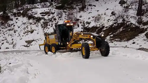 Alanya’da Karla Kaplanan Yollarda Çalışmalar Devam Ediyor!