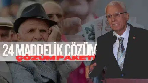 Emekliler Sıraladı! Emeklilerin Sorununu Çözecek 24 Madde!