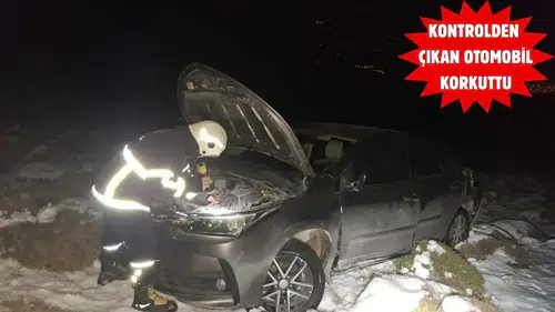 Hatay’da Kontrolden Çıkan Otomobil Araziye Uçtu: 2 Yaralı