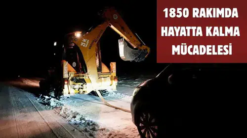 Mersin’de Karla Kaplı Yayla Yolunda Zorlu Kurtarma Operasyonu