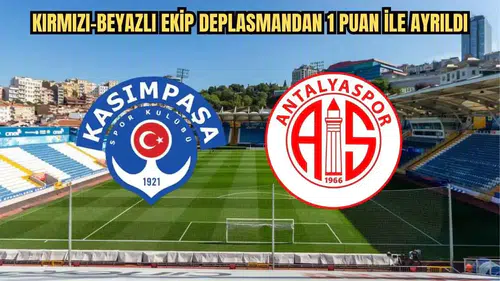 Kasımpaşa 0 - 0 Antalyaspor