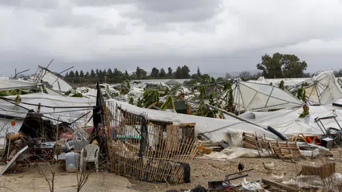 Manavgat’ta Hasar Büyük Hortumun İzleri Sahada