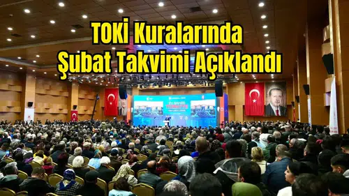 Antalya Dahil 41 İlde TOKİ Kuraları Çekildi!