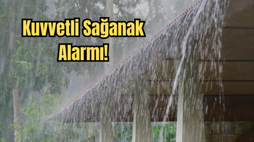 Antalya’da Şiddetli Yağış Uyarısı