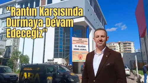 Jeoloji Mühendisleri Odası Antalya'da Mustafa Karancı Güven Tazeledi