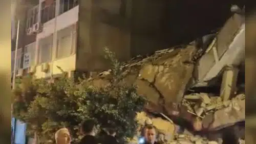 Hatay'da Yıkım Sırasında Facia: Hasarlı Bina Bir Anda Çöktü!