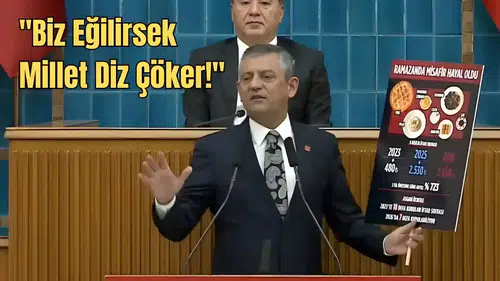 CHP Lideri Özgür Özel: "Defne’nin Beslenme Çantası Erdoğan’ın Eseridir!"