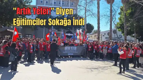 Eğitim-İş’ten Antalya Milli Eğitim’e Siyah Çelenk