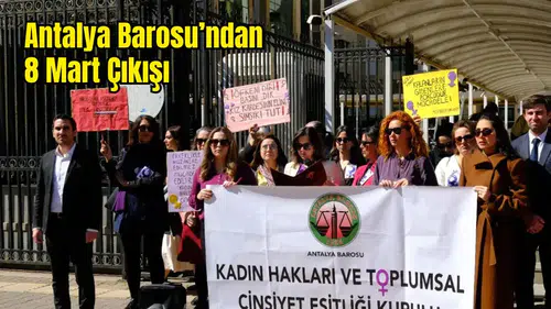 Antalya Barosu: “Kadın Cinayetleri Politiktir”