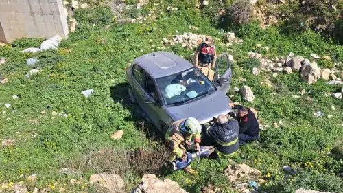 Hatay'da Dehşet Anları: Uçurumdan Yuvarlanan Sürücü Ölümden Döndü!