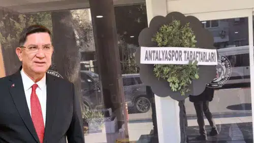 Milyonluk İftara Var, Antalyaspor’a Yok! AESOB Kapısına Siyah Çelenk Dayandı