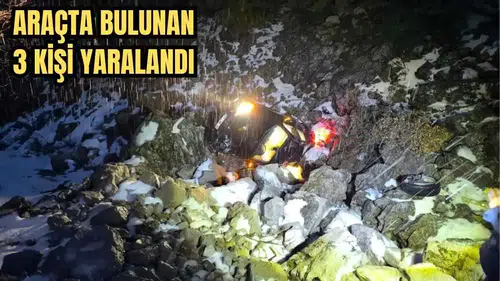 Akseki'de Otomobil Şarampole Uçtu!