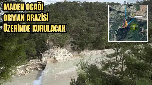 Antalya Valiliği'nden Çandır Çayı'na Maden Ocağı Projesi!