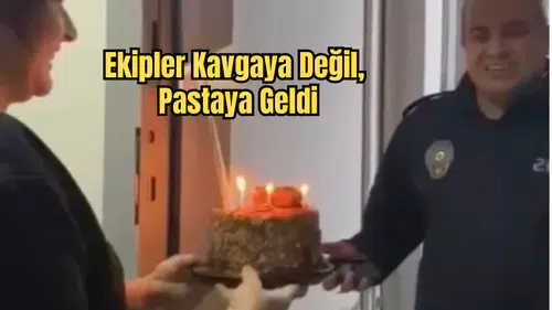 Burdur'da Polise Unutulmaz Sürpriz