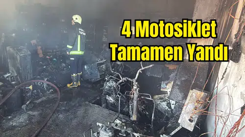 Kepez'de Tamirhane Yandı: Araçlar Kullanılamaz Halde