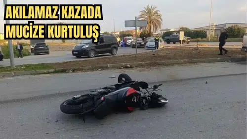 Motosikletten 20 Metre Uçtular, Hayata Toprakla Tutundular!
