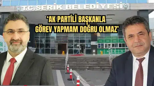 Serik Belediyesi'nde Kumbul’un Kararı Sonrası İlk İstifa Geldi