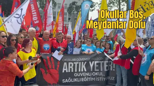Antalya’da Öğretmenler Sokağa İndi: "Eğitimde Şiddet Son Bulsun!"