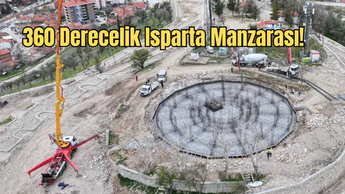 Isparta’da Çünür Tepesi Yeniden Canlanıyor