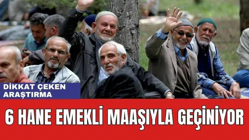 İstanbul'da Dikkat Çeken Araştırma! 6 Haneden Biri Emekli Maaşıyla Geçiniyor