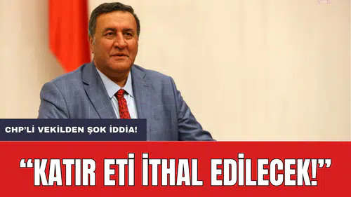 CHP'li Vekilden Katır İthalatı İddiası! Bu Eti Nerede Kullanacaksınız?
