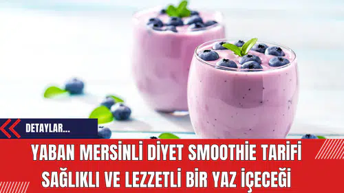 Yaban Mersinli Diyet Smoothie Tarifi: Sağlıklı ve Lezzetli Bir Yaz İçeceği