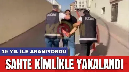 Sahte Kimlikle Yakayı Ele Verdi