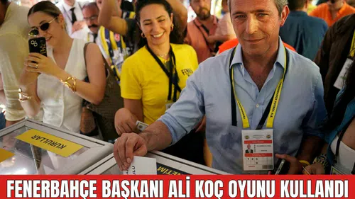 Fenerbahçe Başkanı Ali Koç Oyunu Kullandı