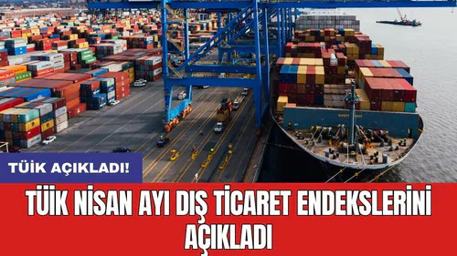 TÜİK Nisan ayı dış ticaret endekslerini açıkladı