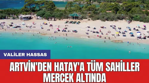 Artvin'den Hatay'a tüm sahiller mercek altında