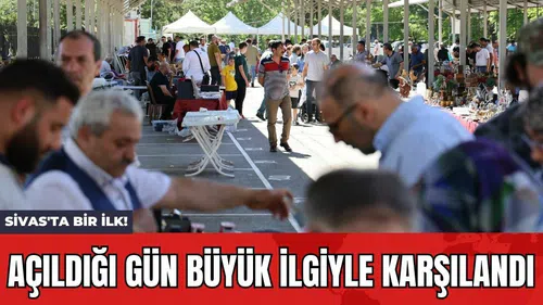 Sivas'ta Bir İlk! Açıldığı Gün Büyük İlgiyle Karşılandı