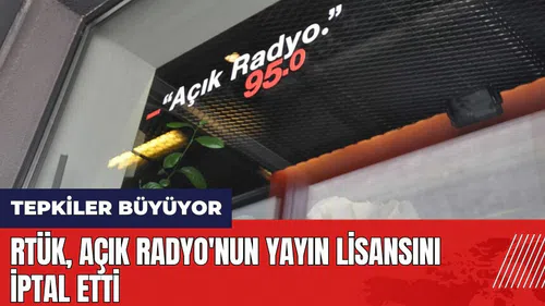 RTÜK, Açık Radyo'nun yayın lisansını iptal etti