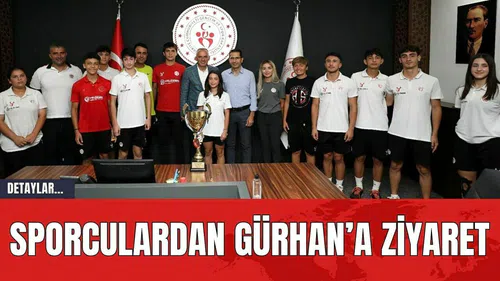 Sporculardan Gürhan’a ziyaret
