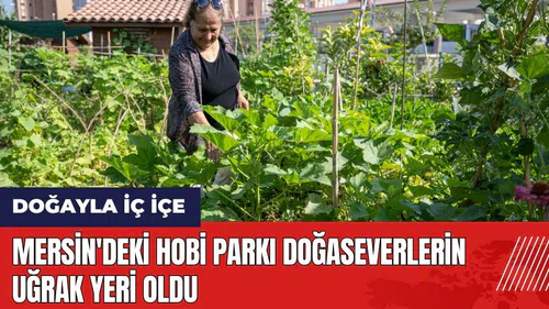 Mersin'deki Hobi Parkı doğaseverlerin uğrak yeri oldu