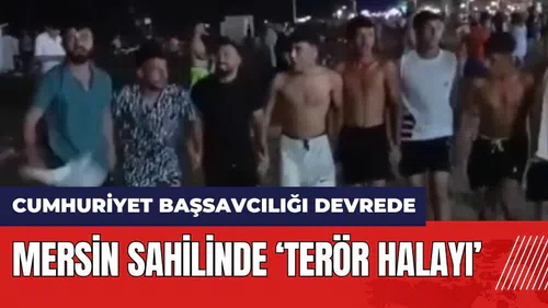 Mersin sahilinde ter*r halayı için soruşturma başlatıldı