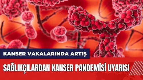Sağlıkçılardan kanser pandemisi uyarısı